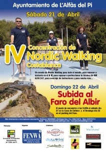 IV Concentración de Nordic Walking en L’Alfàs del Pi