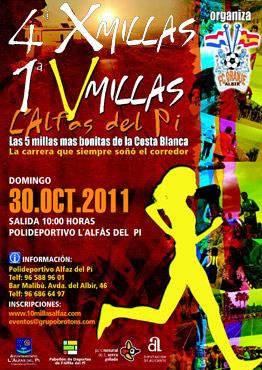 Las X millas & V millas mas bonitas de la Costa Blanca.