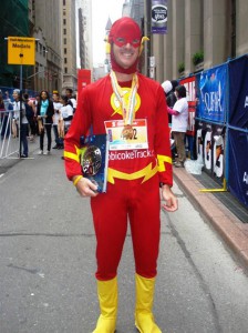 Record; El Maraton mas rapido en uniforme de Superhéroe :)
